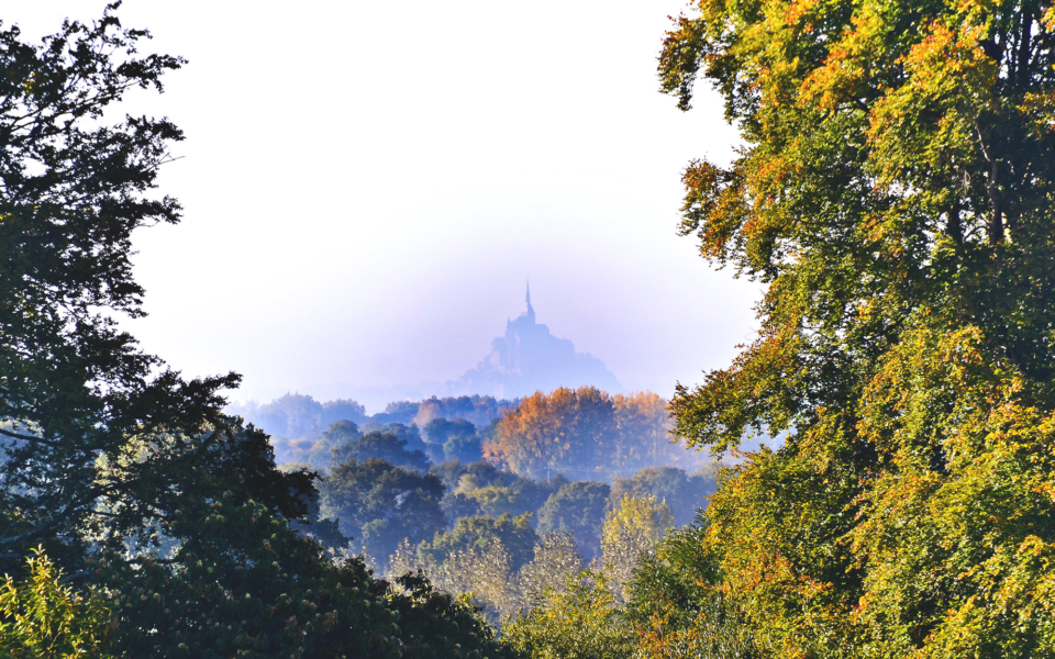 Vue sur le mont saint michel